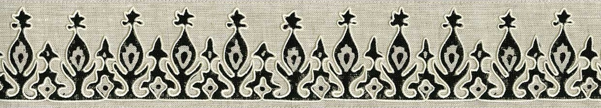 Picture of DALMATIA EMB. TAPE-CHARCOAL