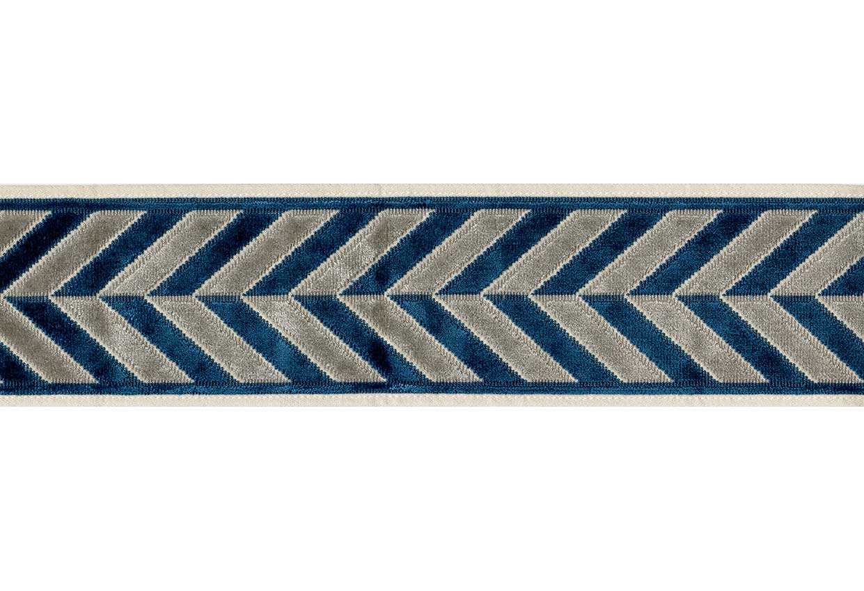 Picture of LEVEY VELVET TAPE-NAVY