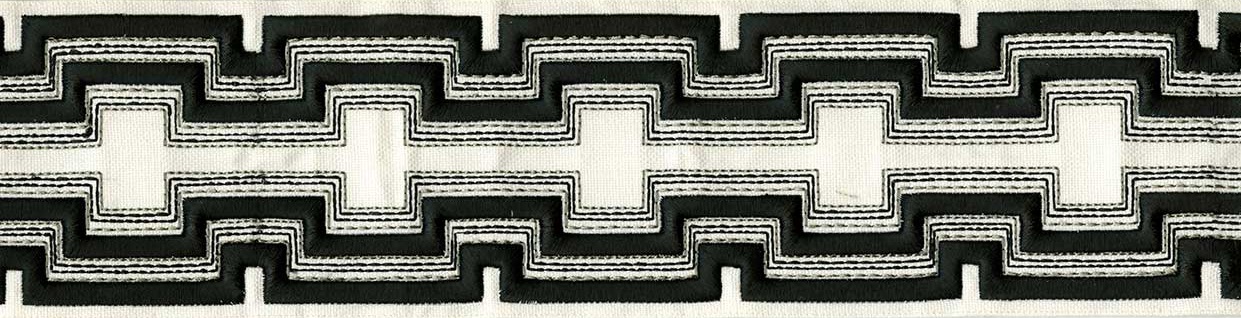 Picture of DARKENSBURG EMB. TAPE-NOIR